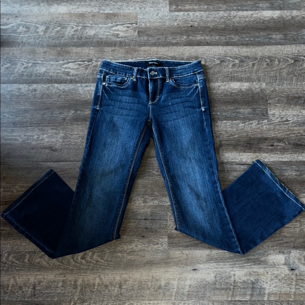 White House Black Market Blue Boot Cut Jeans
